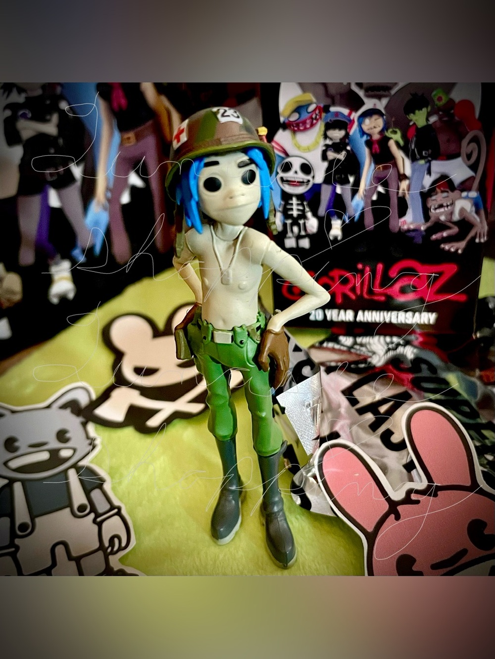 Superplastic x Gorillaz 2D LE figure